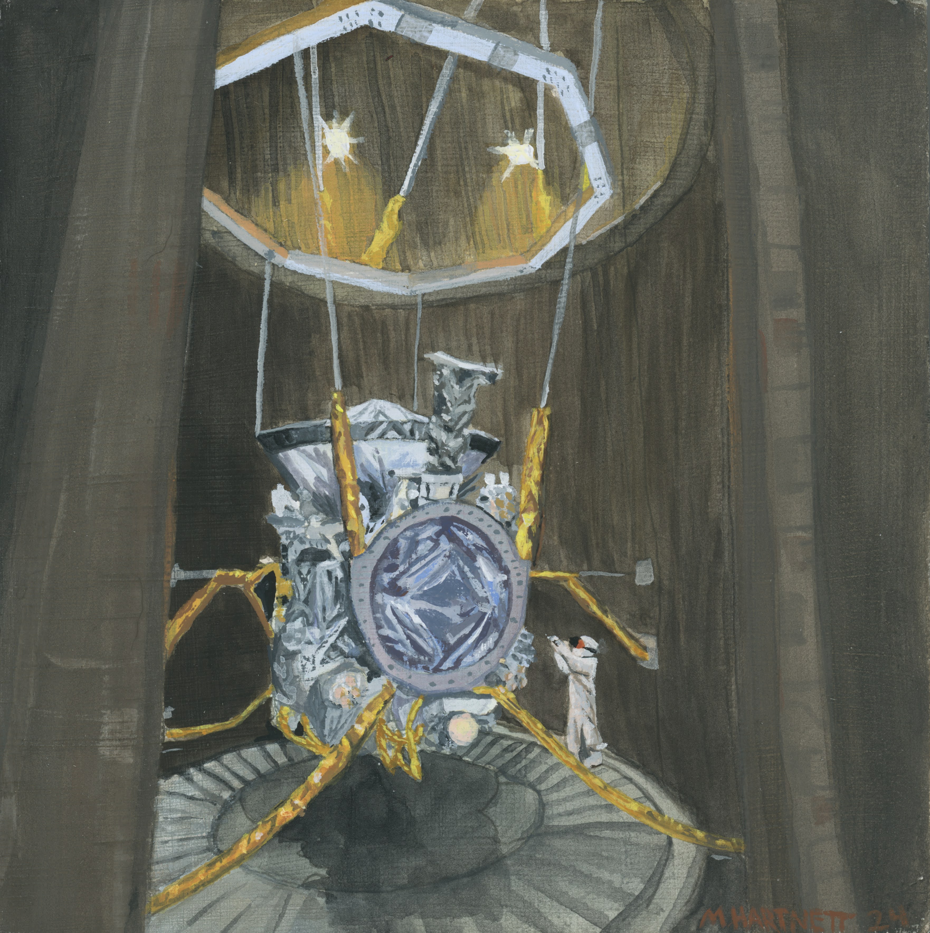 The Angel, or: Europa Clipper in Vacuum